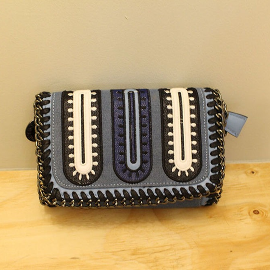 Blue Pattern Clutch Bag — изысканный акцент для вашего образа