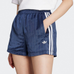 Adidas Pinstripe Satin Shorts