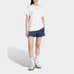 Adidas Pinstripe Satin Shorts