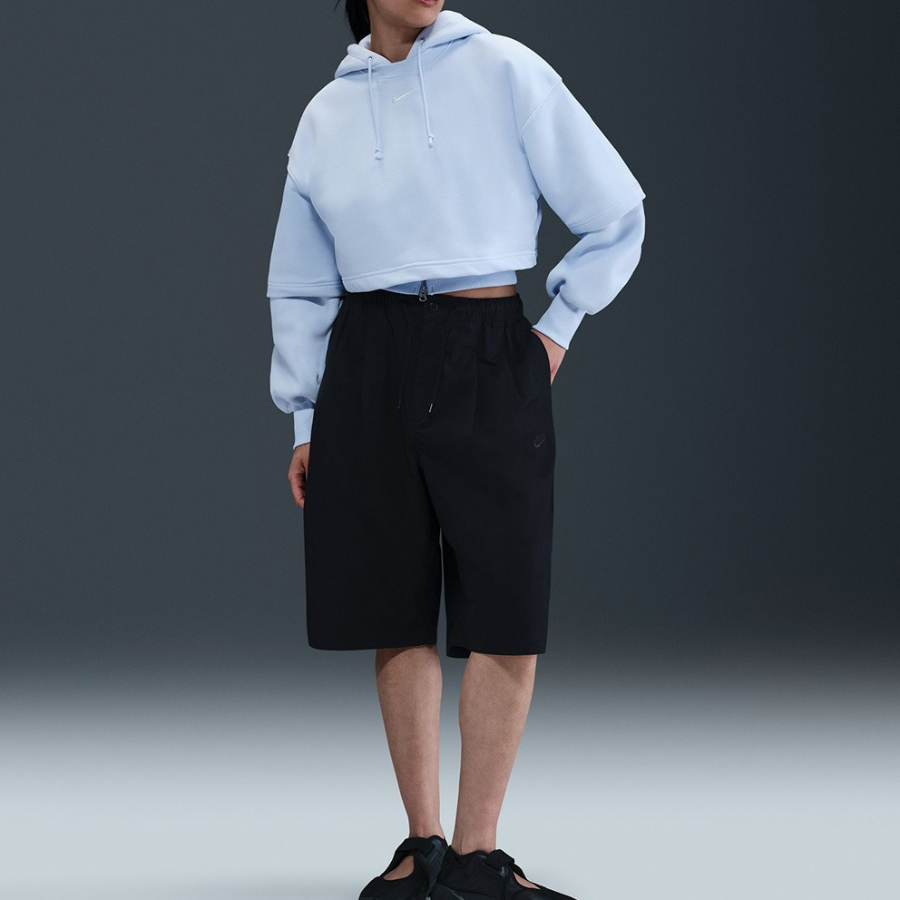 Nike Sportswear Phoenix Fleece Women’s Loose Short-Sleeve Crop French Terry Top