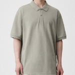 Relaxed Fit Piqué Polo Shirt [Pistachio]