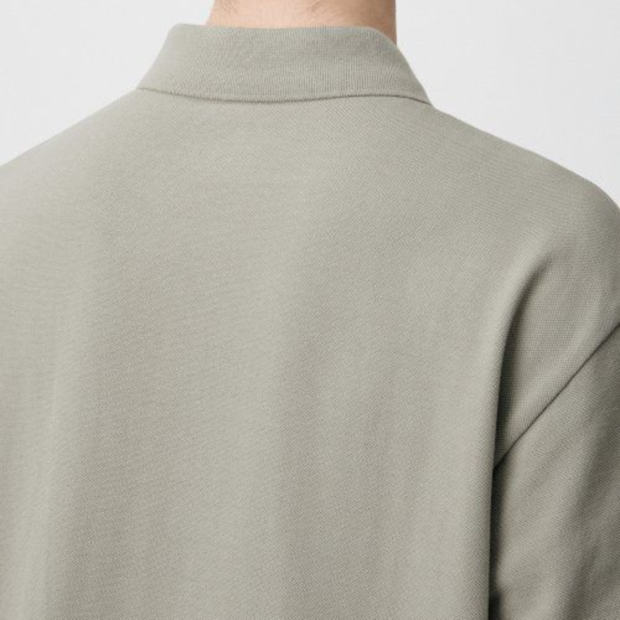 Relaxed Fit Piqué Polo Shirt [Pistachio]