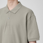 Relaxed Fit Piqué Polo Shirt [Pistachio]