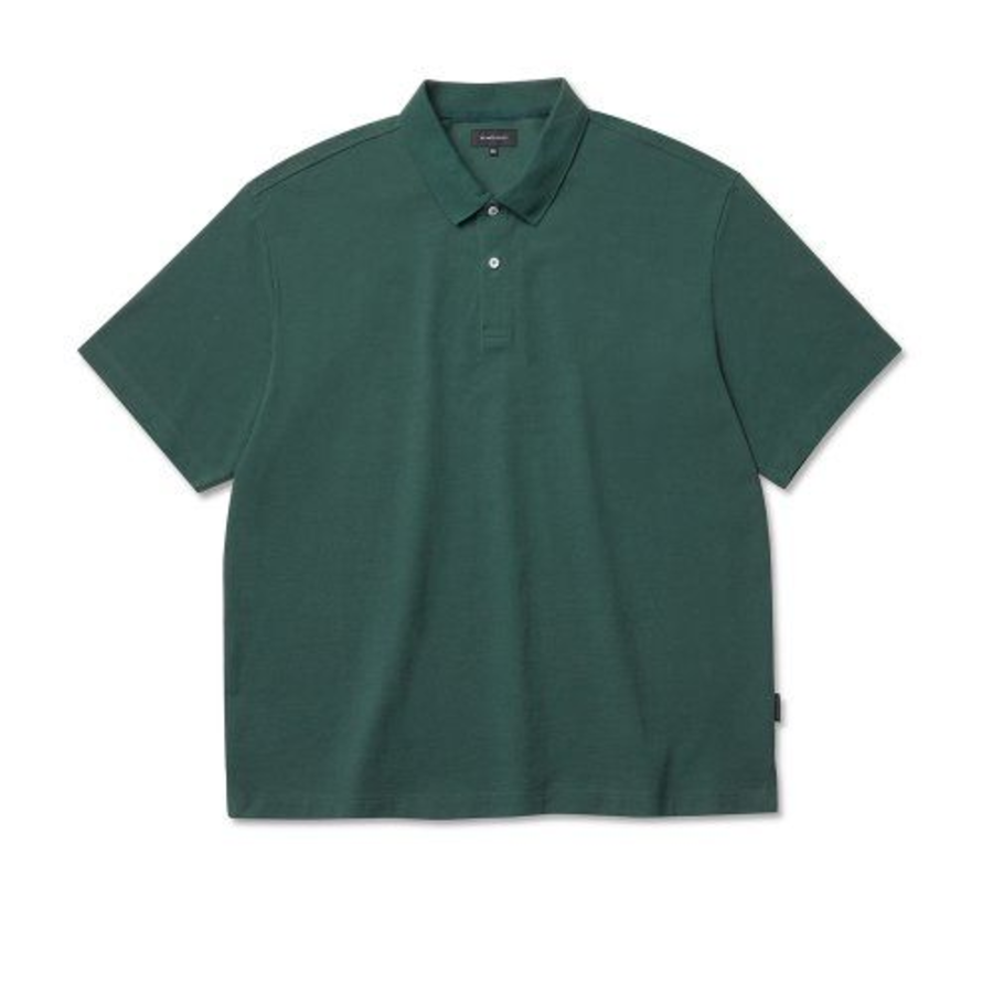 Oversized Piqué Shirt [Green]