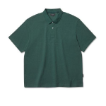 Oversized Piqué Shirt [Green]