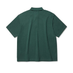 Oversized Piqué Shirt [Green]