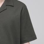 Open Collar Polo Shirt [Dusty Khaki]