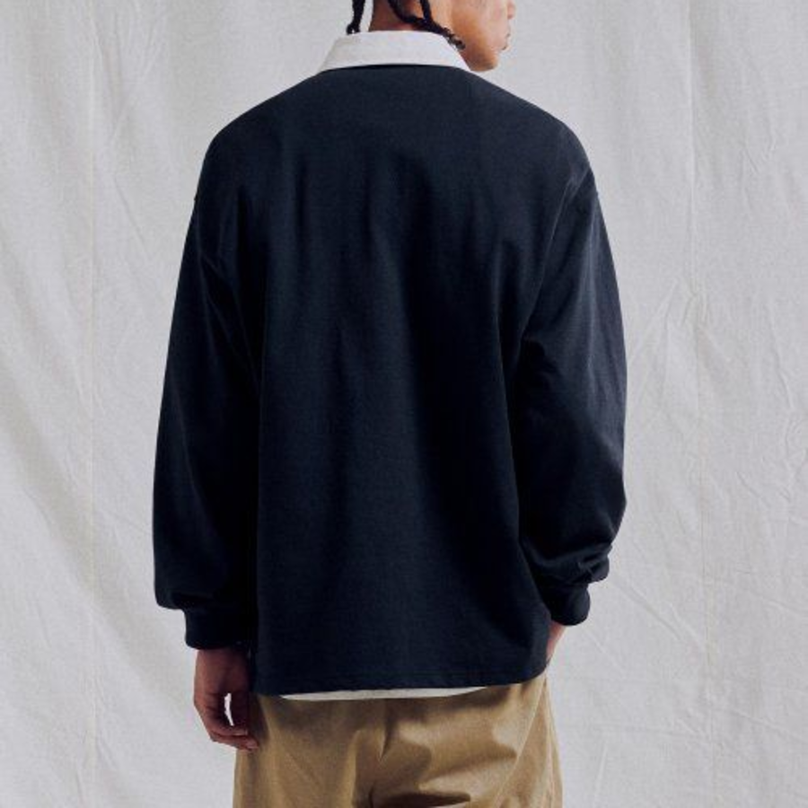 Oversized Rugby Shirt [Navy]