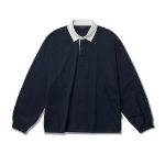 Oversized Rugby Shirt [Navy]