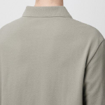 Slit Neck Piqué Polo Shirt [Pistachio]