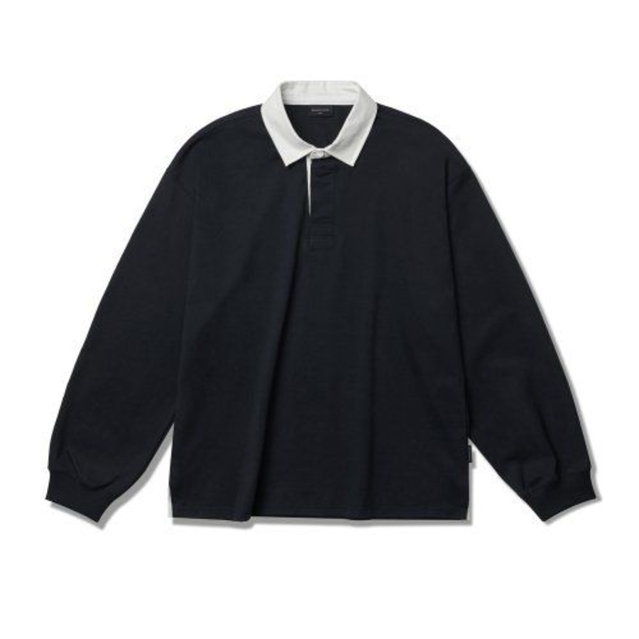 Oversized Rugby Shirt [Black]