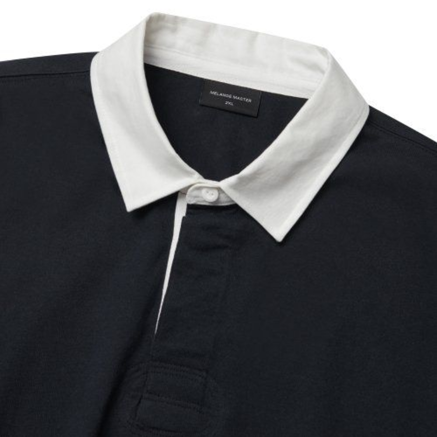 Oversized Rugby Shirt [Black]