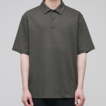 Plain Polo Shirt [Dusty Khaki]
