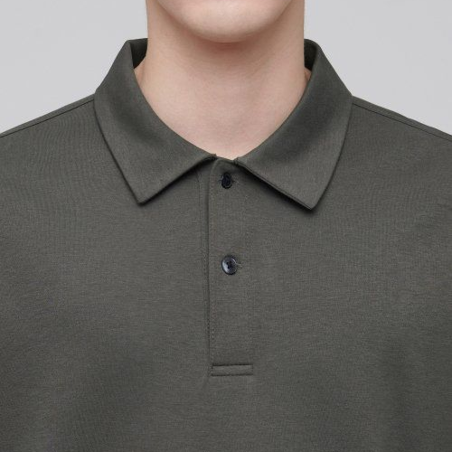 Plain Polo Shirt [Dusty Khaki]