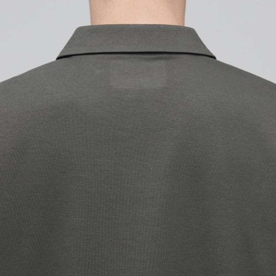 Plain Polo Shirt [Dusty Khaki]