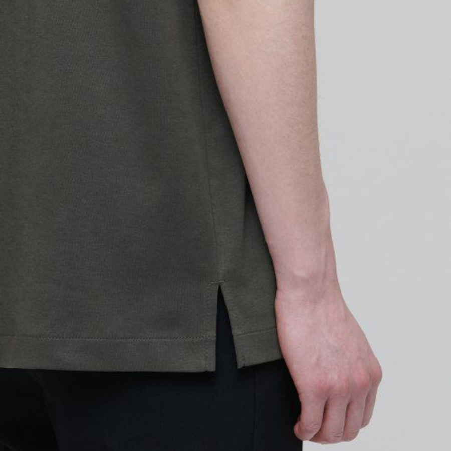 Plain Polo Shirt [Dusty Khaki]