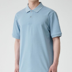 [Cooltandard] Piqué Polo Shirt [Sky Blue]
