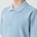 [Cooltandard] Piqué Polo Shirt [Sky Blue]