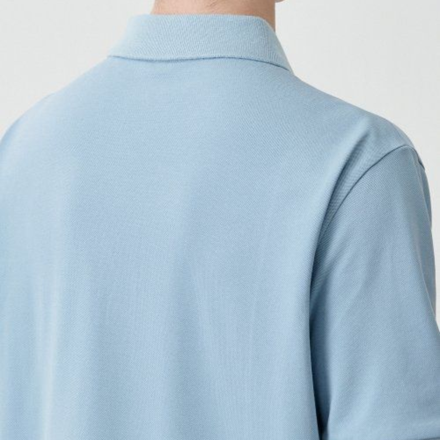 [Cooltandard] Piqué Polo Shirt [Sky Blue]