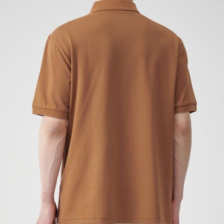 [Cooltandard] Piqué Polo Shirt [Terracotta]