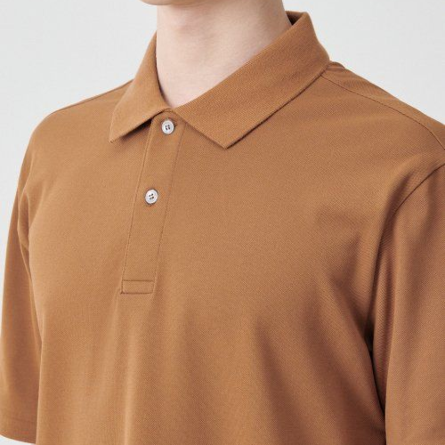 [Cooltandard] Piqué Polo Shirt [Terracotta]