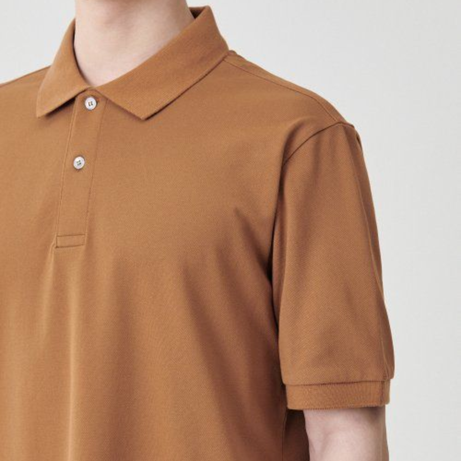 [Cooltandard] Piqué Polo Shirt [Terracotta]
