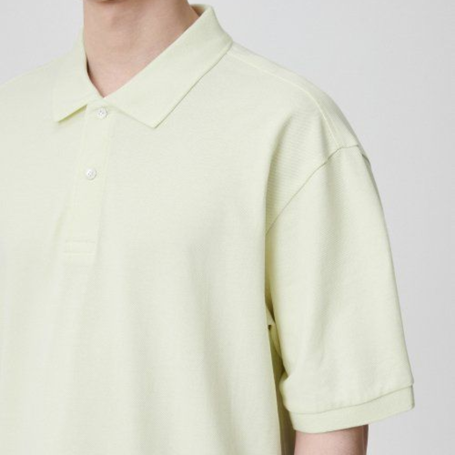Relaxed Fit Piqué Polo Shirt [Lemonade]