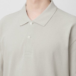Relaxed Fit Piqué Polo Shirt [Mushroom]