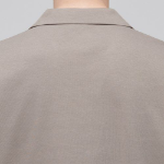 Open Collar Polo Shirt [Dusty Beige]