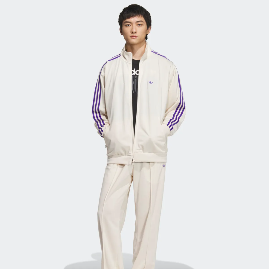 Adidas BB трек-топ – Wonder White / Purple (модель JD5269)