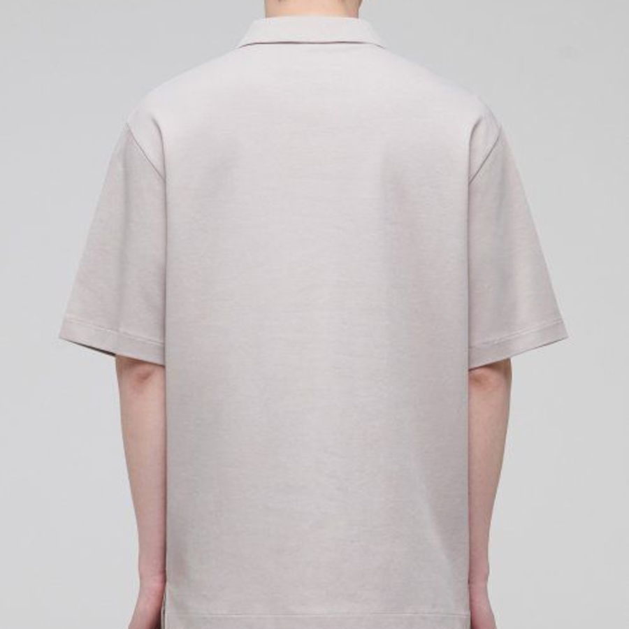 Plain Polo Shirt [Mushroom]