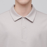 Plain Polo Shirt [Mushroom]