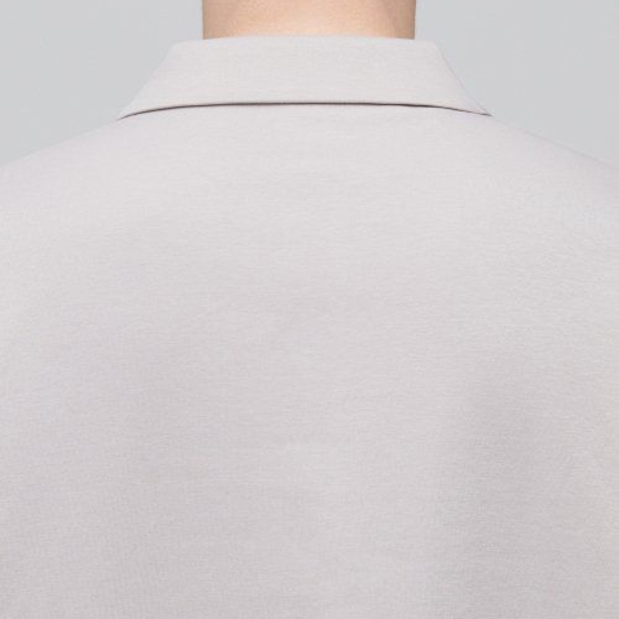 Plain Polo Shirt [Mushroom]