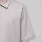 Plain Polo Shirt [Mushroom]