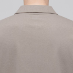 Plain Polo Shirt [Dusty Beige]