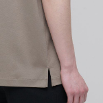 Plain Polo Shirt [Dusty Beige]
