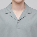 Open Collar Polo Shirt [Dusty Mint]