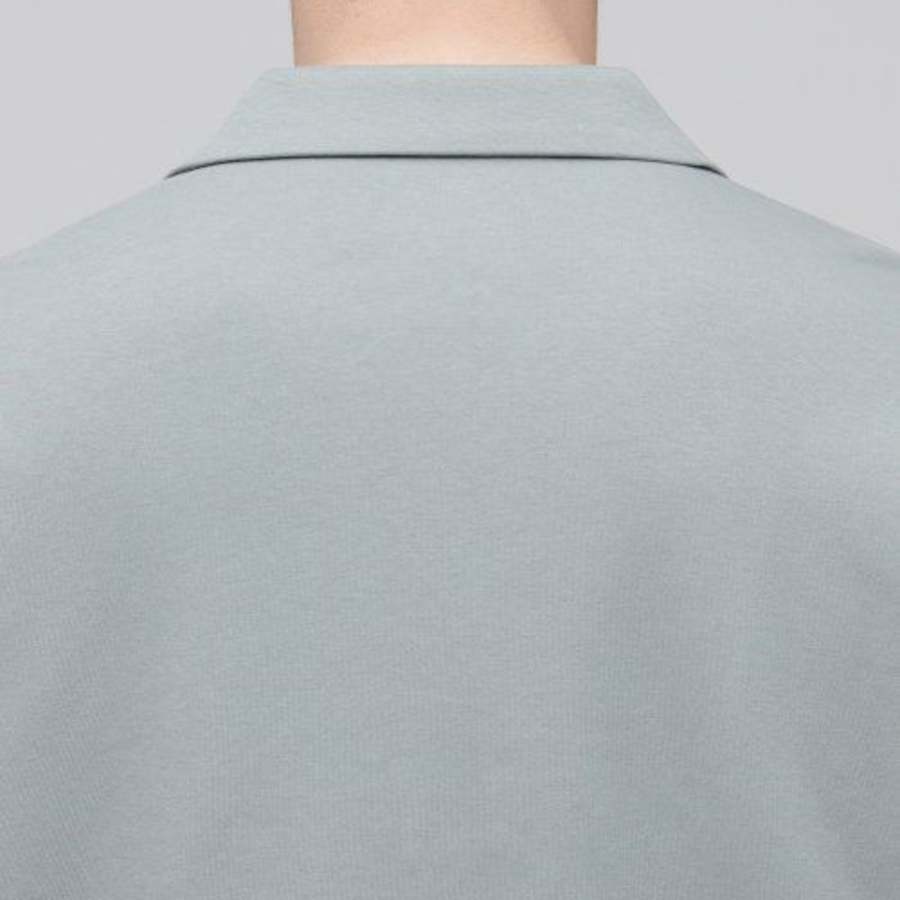 Open Collar Polo Shirt [Dusty Mint]