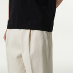 Contrast Collar Knitted Polo Shirt [Black]