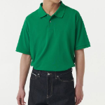 [Cooltandard] Relaxed Fit Piqué Polo Shirt [Green]