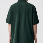 [Cooltandard] Relaxed Fit Piqué Polo Shirt [Deep Green]