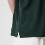 [Cooltandard] Relaxed Fit Piqué Polo Shirt [Deep Green]