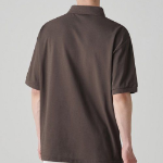 [Cooltandard] Relaxed Fit Piqué Polo Shirt [Dusty Brown]