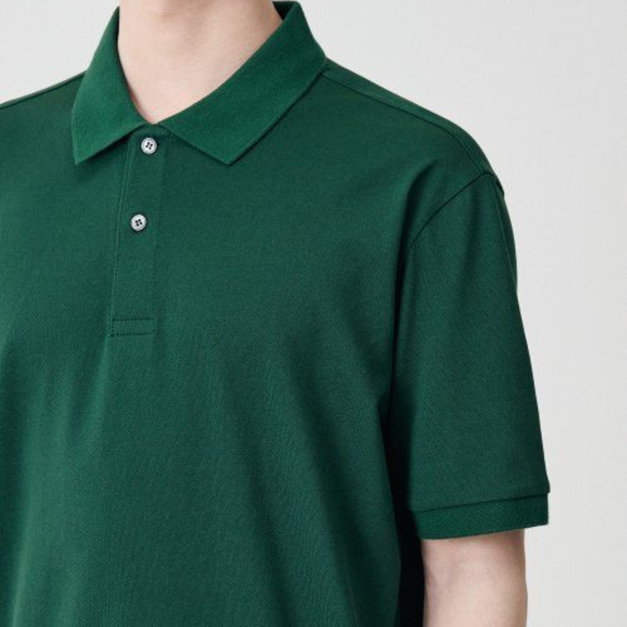 [Cooltandard] Piqué Polo Shirt [Green]