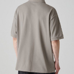 [Cooltandard] Relaxed Fit Piqué Polo Shirt [Dusty Beige]