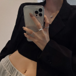 Серебряное хирургическое кольцо из 3 частей для указательного пальца