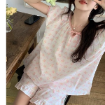 Pink Ribbon Pajama Set