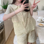 Happy Floral Pajama Set