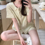 Happy Floral Pajama Set