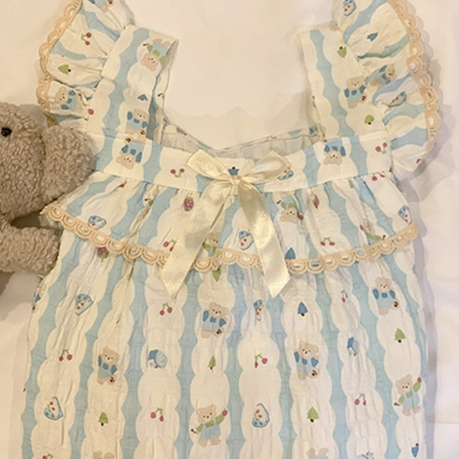 Cooking Bear – пижамное платье